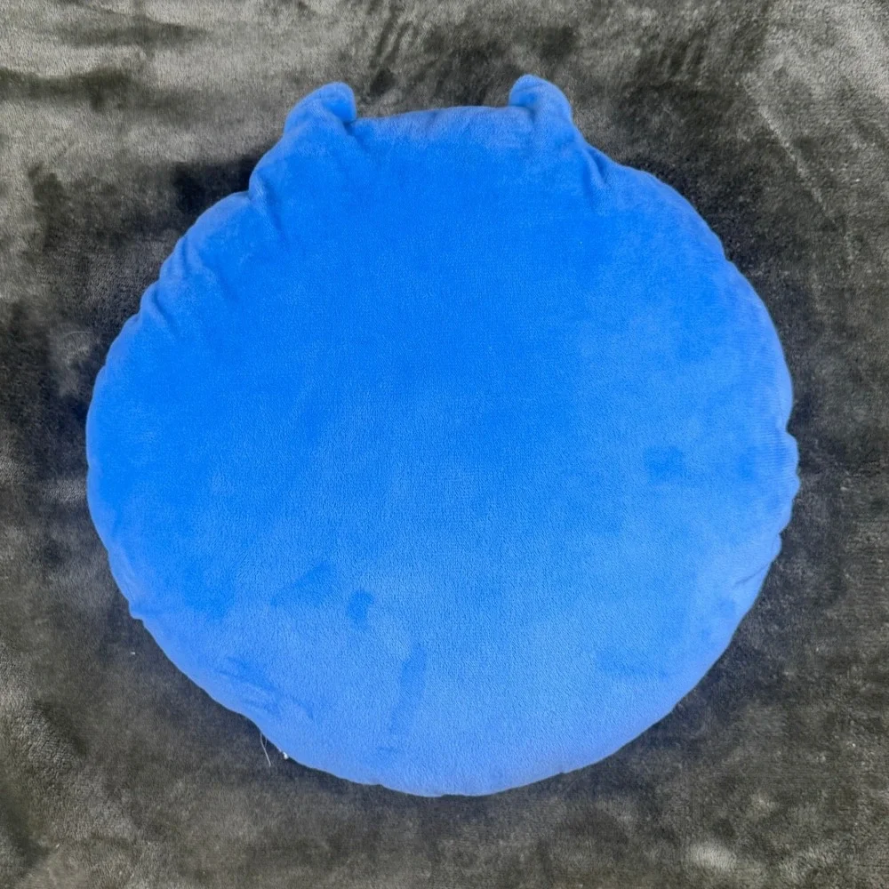 Bluey Heeler Plush Round Decorative Throw Pillow Kids Bedroom Decor 11 inch Blue